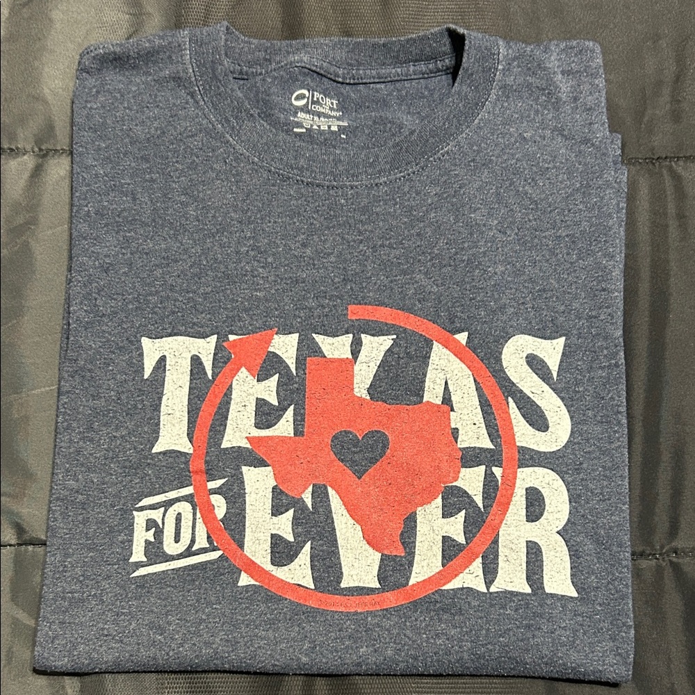 Texas For Ever Heather Gray T-Shirt